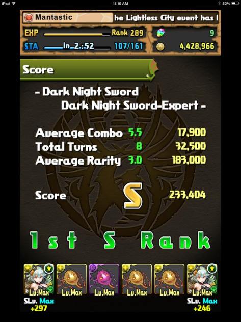 Unconditional 9x (18x vs Dark)