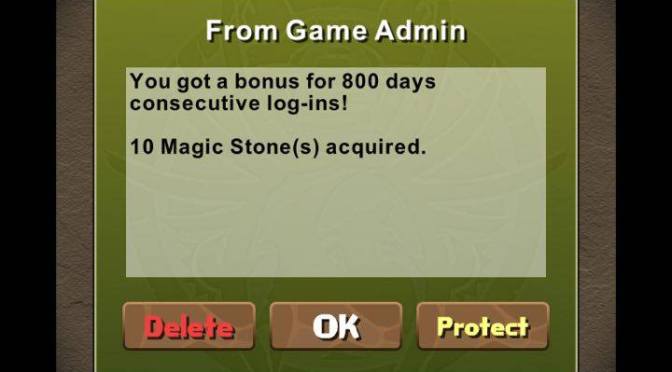 800 Days of Puzzle and Dragons