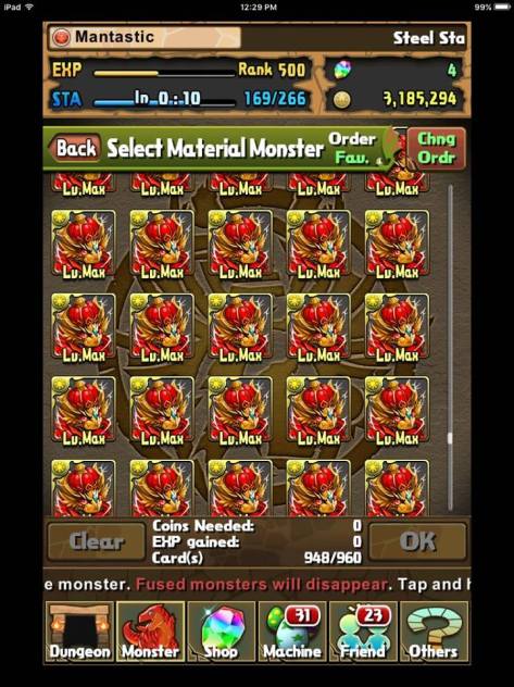 Ready for his skill ups