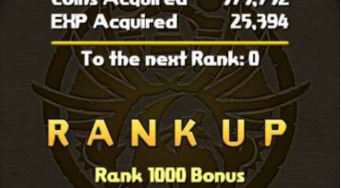 Why not to Purely Farm/Grind Rank Experience