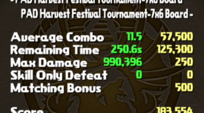 PAD Harvest Ranking Tournament Strategies